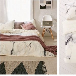 Urban Outfitters Marble Bedding Full